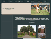 Tablet Screenshot of guildfordmanorfarm.com